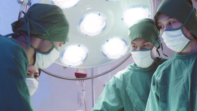 亚洲医疗小组进行外科手术