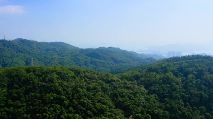 香港元朗的一座山脉