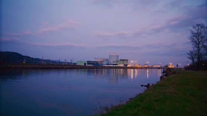蓝色时刻核电站的DS水库