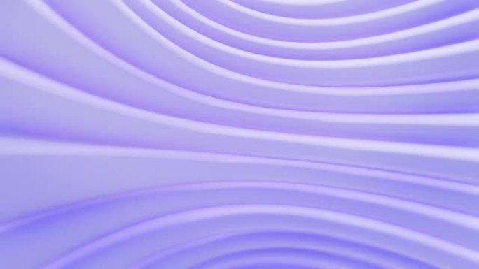 美丽干净柔和的背景动画。紫色抽象简单可循环3D圆圈运动图形设计。