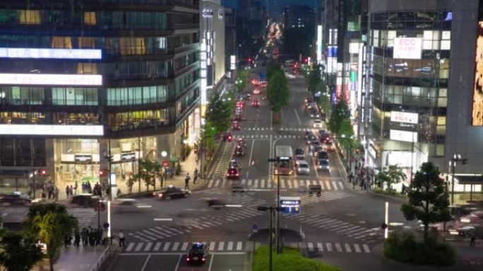 T/L网络数据贯穿东京繁忙的十字路口