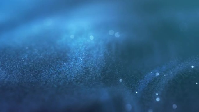 漩涡粒子-蓝色闪光，可循环，背景动画