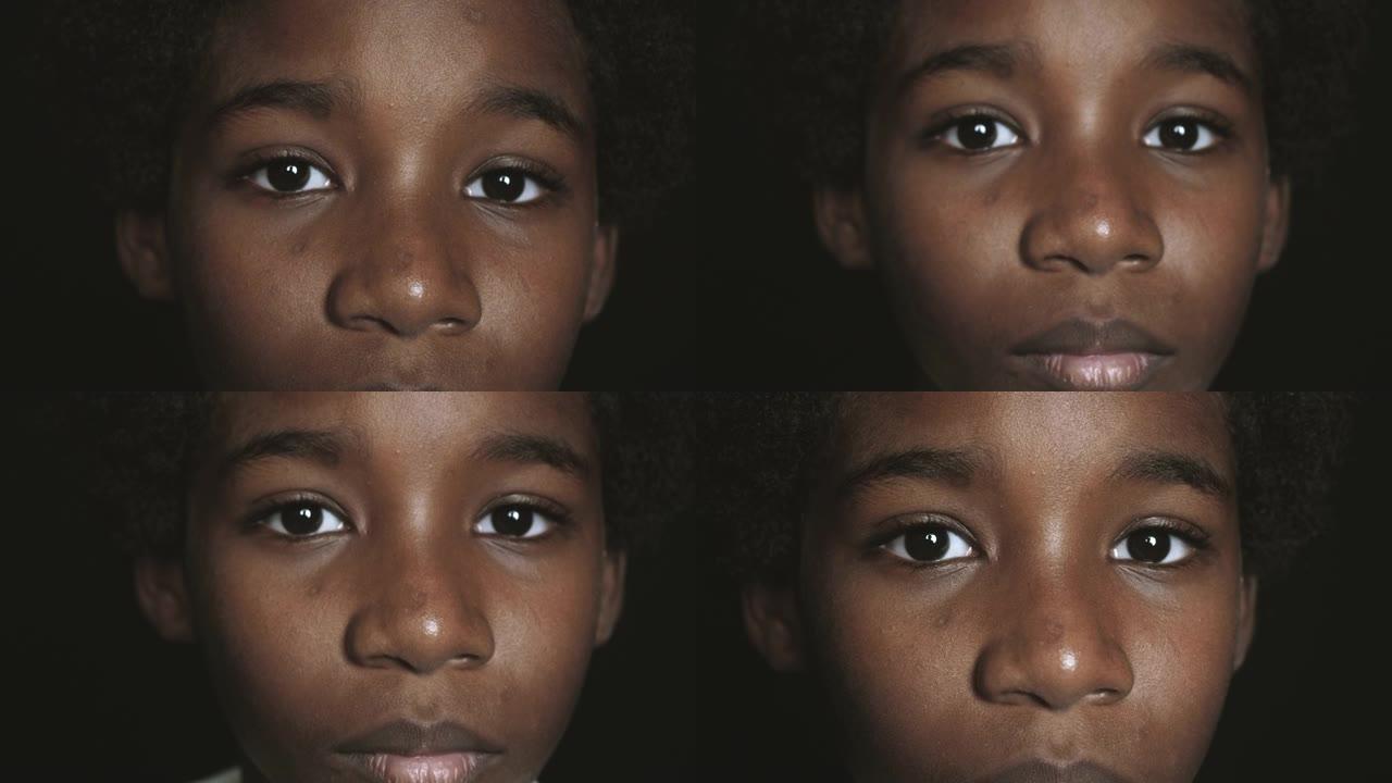 儿童的机会外国人非洲小孩特写镜头