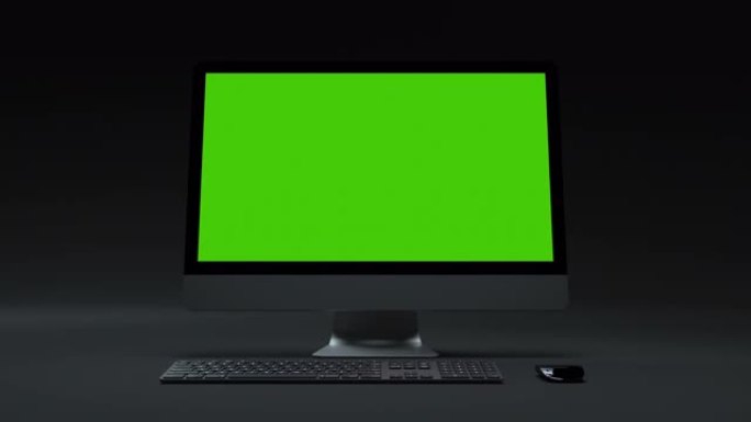 清晰的绿屏计算机，用于演示业务博客或游戏应用程序。带有色度键的运动监视器，用于广告模拟或新闻网站。电