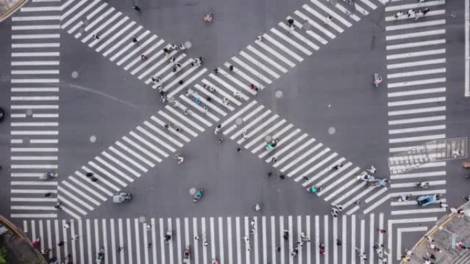 城市街道交叉口的无人机视点