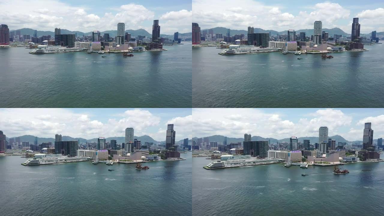 香港中区的鸟瞰图1