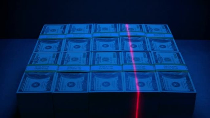激光扫描货币块高科技安全性