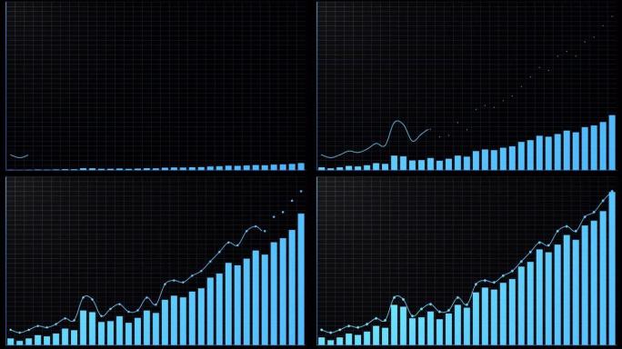 数据增长线图线图可视化增长