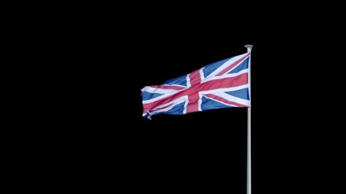 孤立的英国国旗-带阿尔法通道