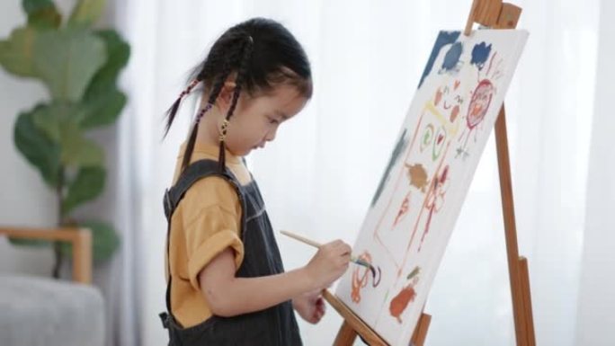 启发小女孩绘画教室