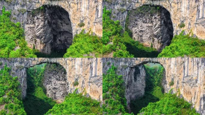 原始森林中的洞穴喀斯特