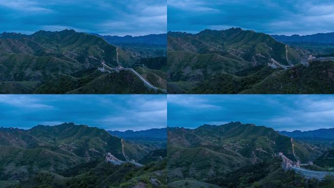 中国长城风景自然风光旅游山河山川云海万里