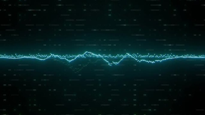 未来音频均衡器声波光波音波起伏弹跳声波