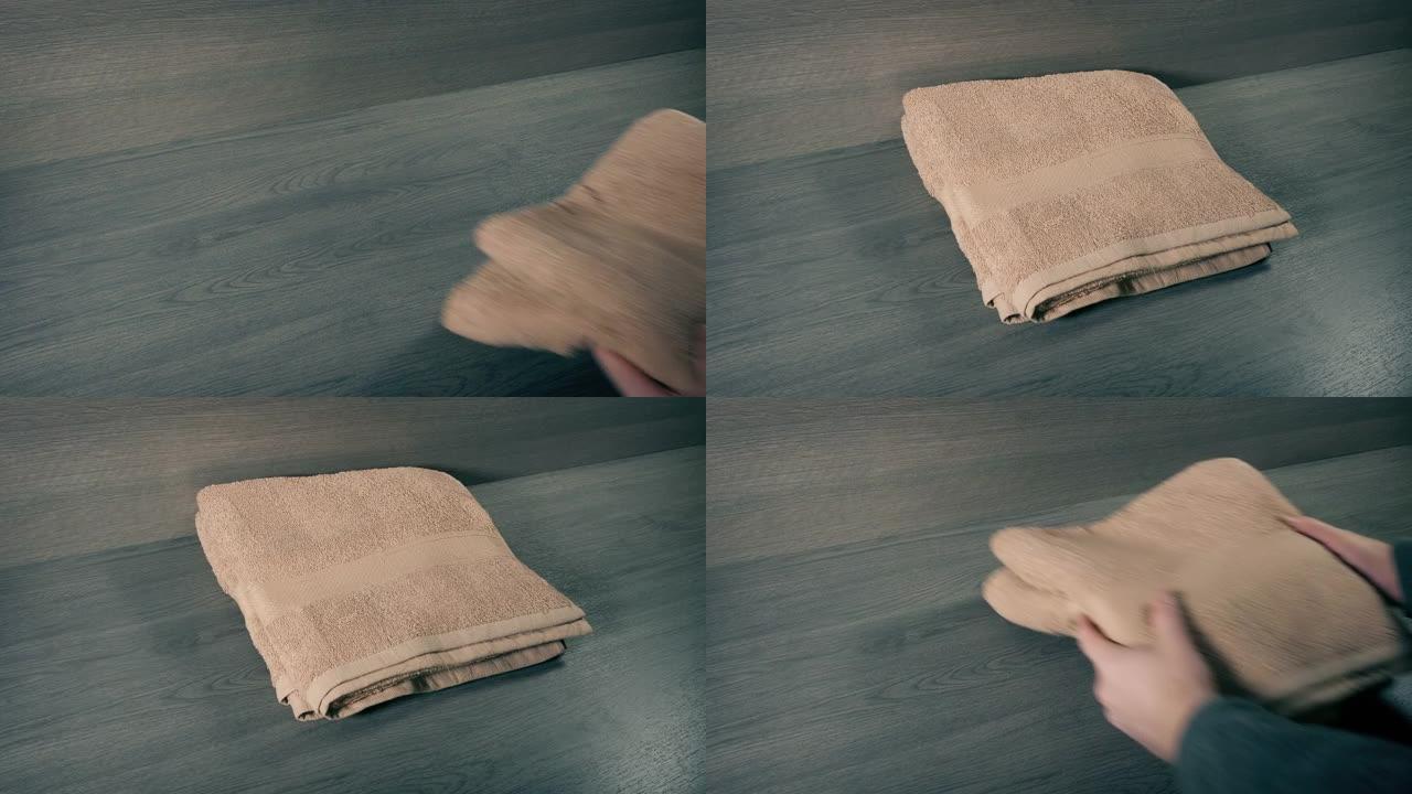 毛巾被扑灭或捡起通用环境