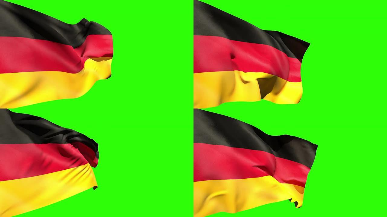 大德国国旗吹响