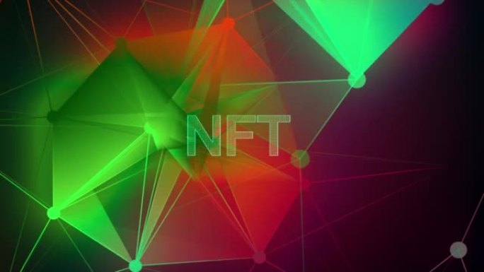 NFT，非可替代令牌，运行AI，metaverse概念背景