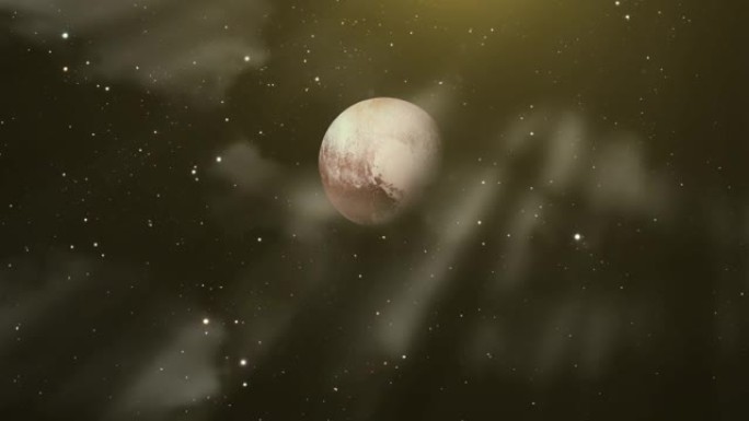 太空船抵达柯伊伯带的矮行星冥王星。NASA提供的这段视频的元素。