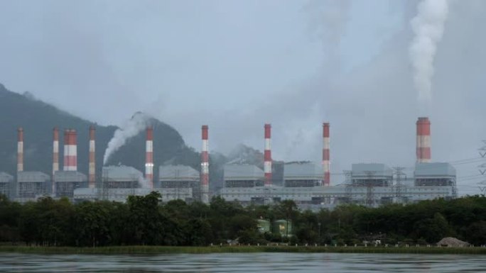燃煤电厂的烟气二氧化碳排放全球空气气候污