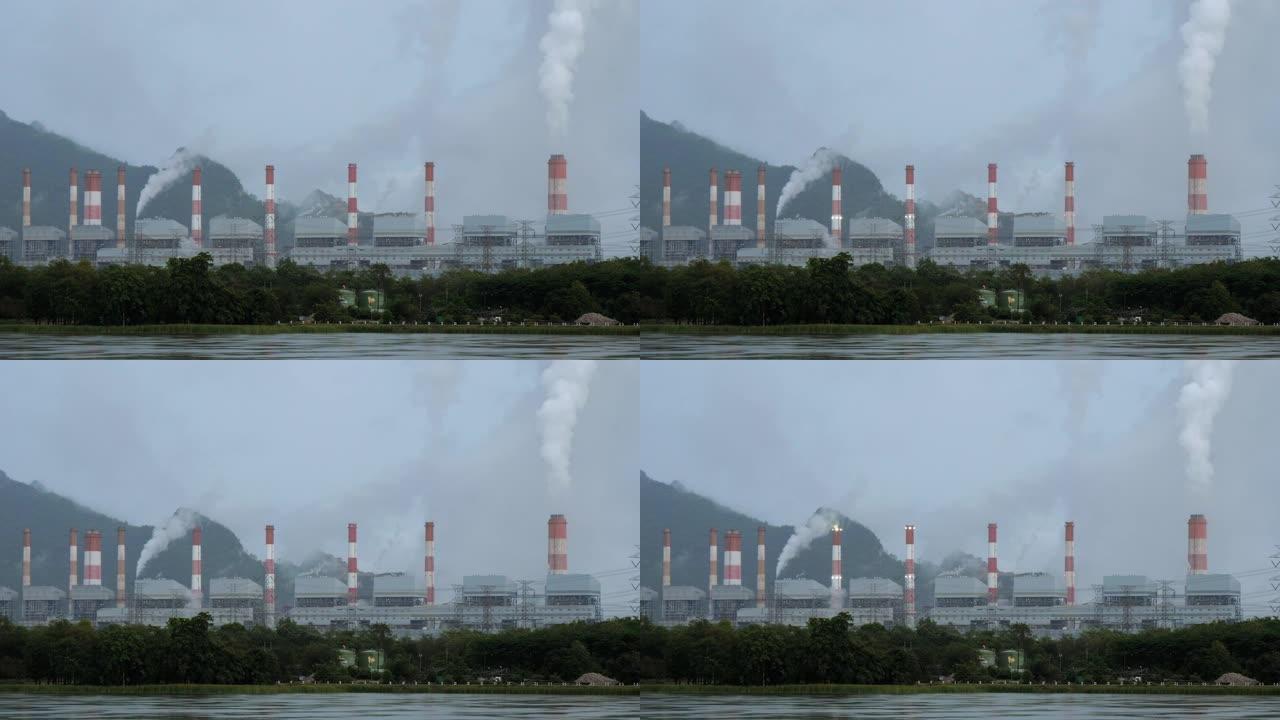 燃煤电厂的烟气二氧化碳排放全球空气气候污