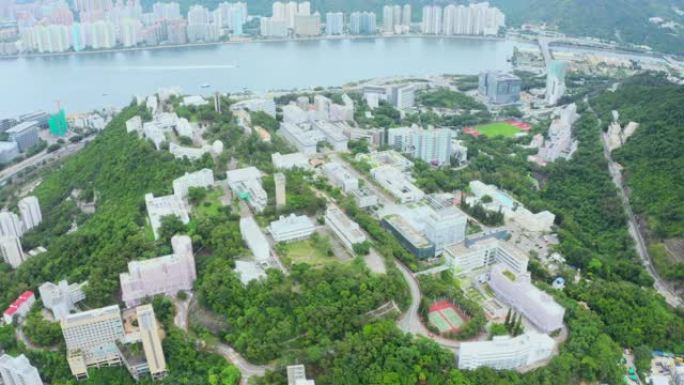 香港中文大学/CUHK的无人机视图