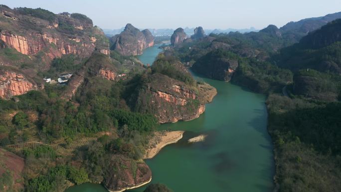 江西龙虎山风景区航拍