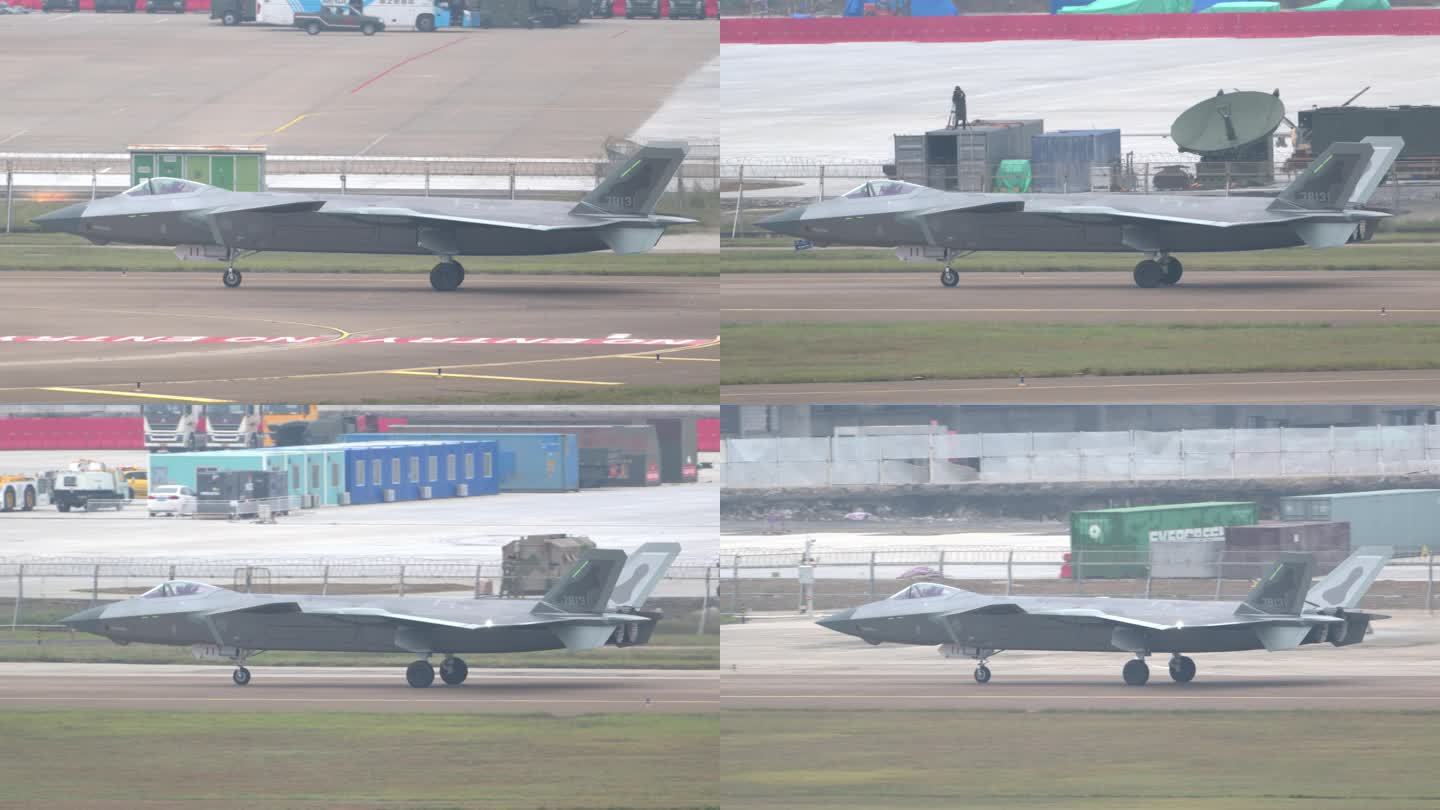 4K稳定：中国航展歼-20战斗机首次降落