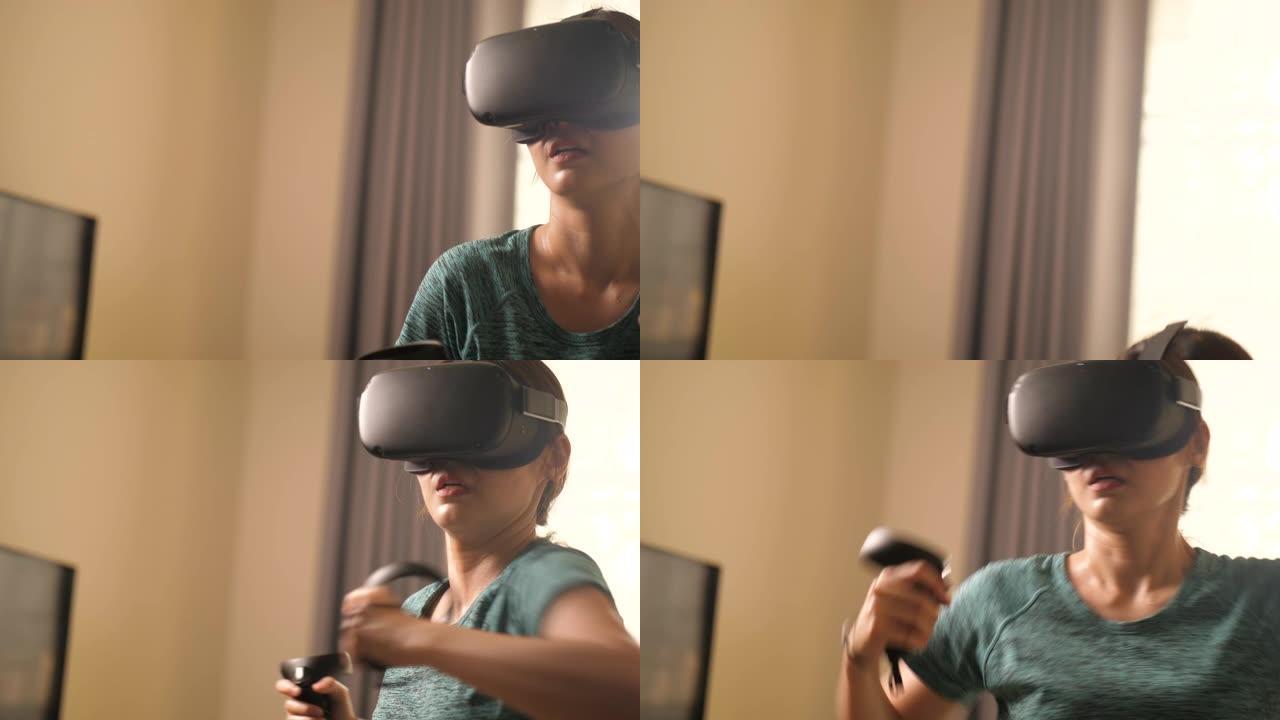 虚拟现实在家锻炼vr体验虚拟世界居家玩游