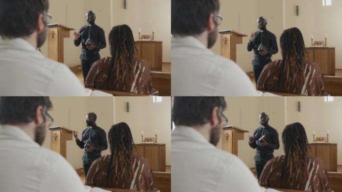 非裔美国牧师布道传教士信仰国外外国教父