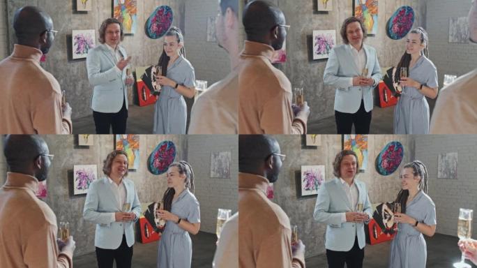 庆祝画廊开幕铸新淘旧交口称誉昊天罔极