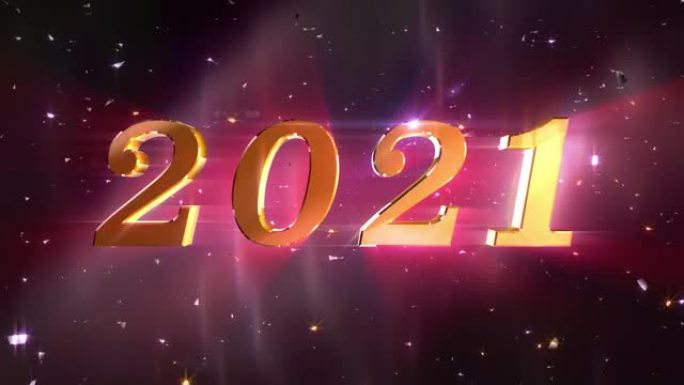 4K新年2021开幕动画