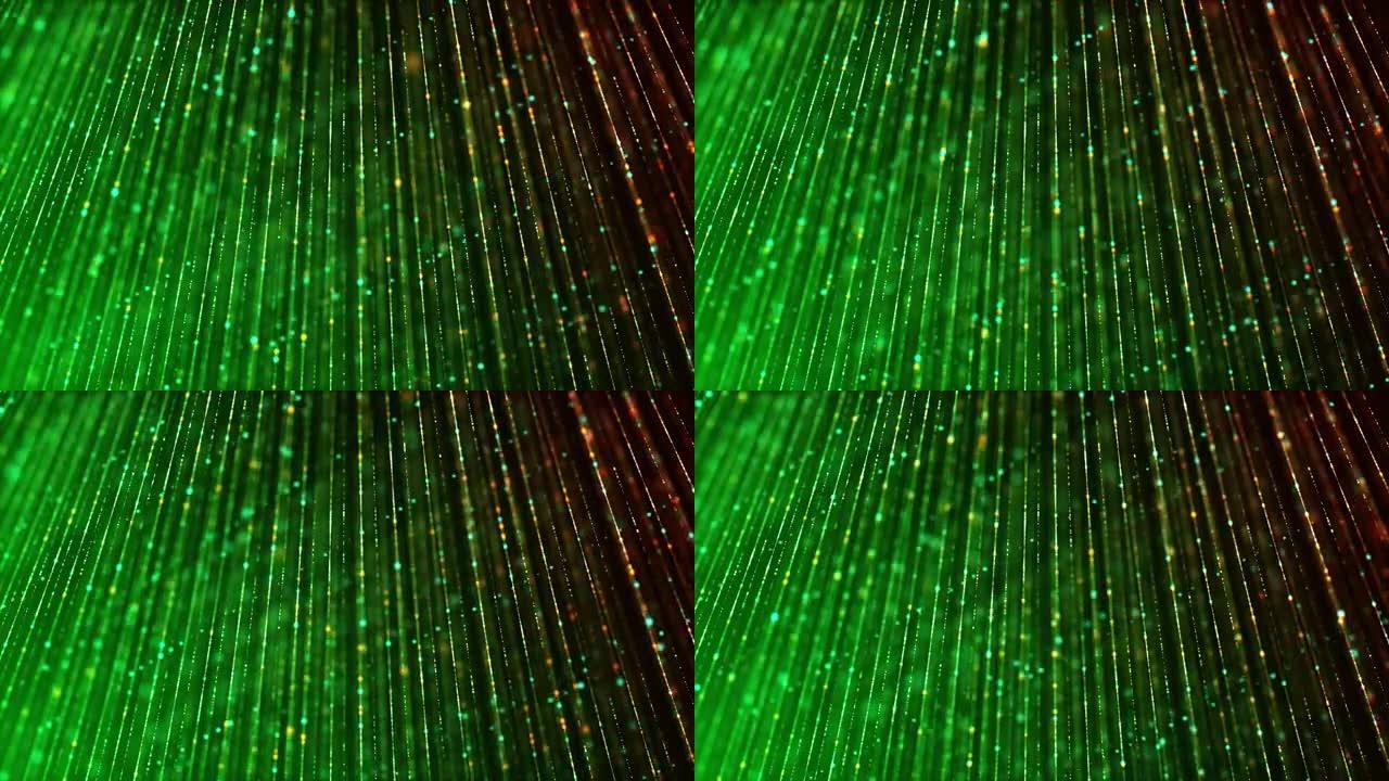 4k数字网络空间粒子 (可循环)