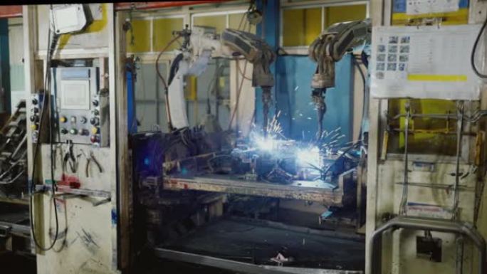 自动化焊接工业生产