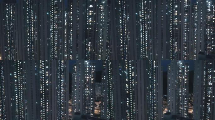 香港沙田马鞍山区的无人机视图