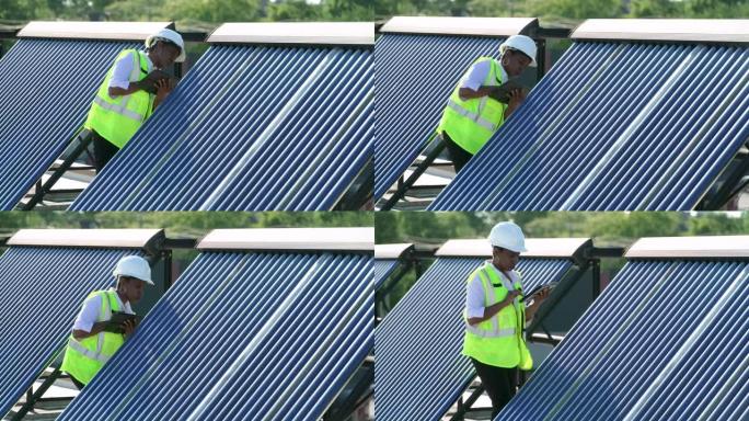 非裔美国太阳能工程师