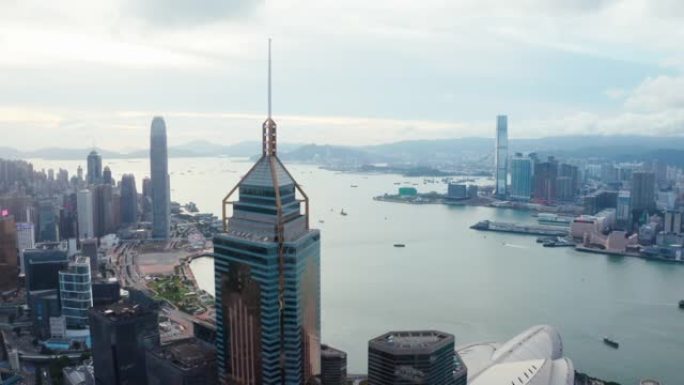香港的天际线行政建筑高楼大厦