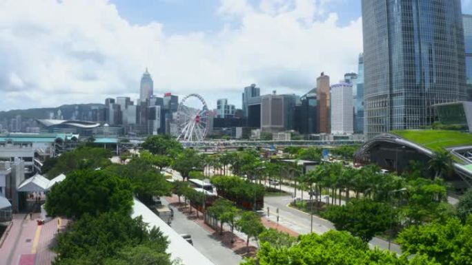 香港城市鸟瞰图宣传片旅游地标