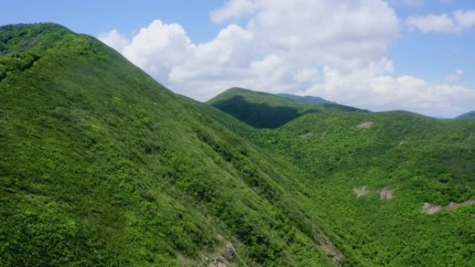 美丽的风景。双子山的自然风光