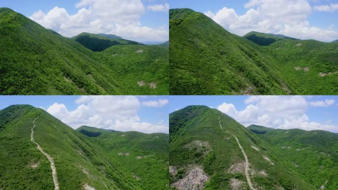 美丽的风景。双子山的自然风光