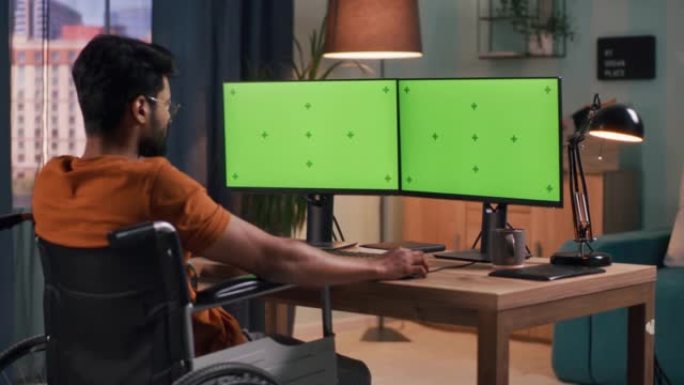使用计算机的残疾人