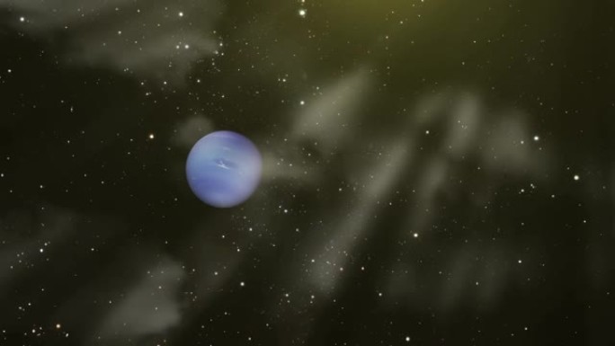 接近天王星。NASA提供的这段视频的元素。