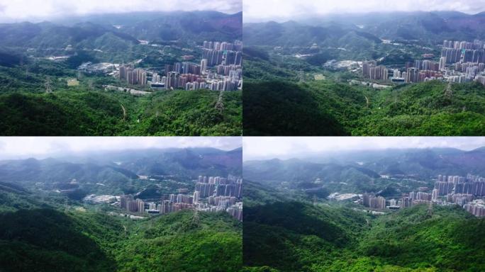 香港九龙狮子山下市区，著名地标