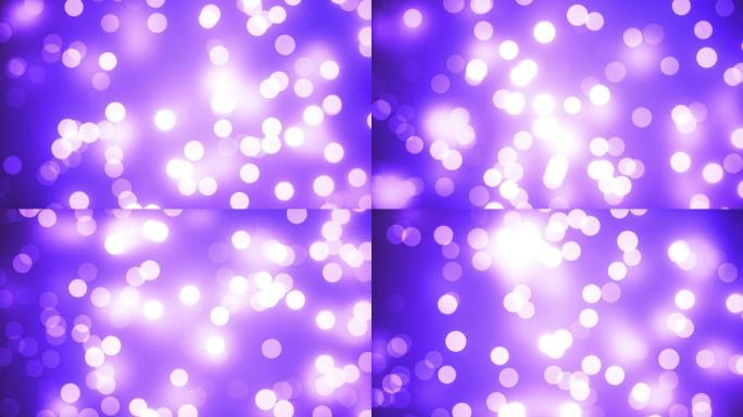 干净、柔软、闪亮的紫色背景动画。抽象模糊美丽的bokeh运动设计。名人，新年快乐，活动，情人节，金融