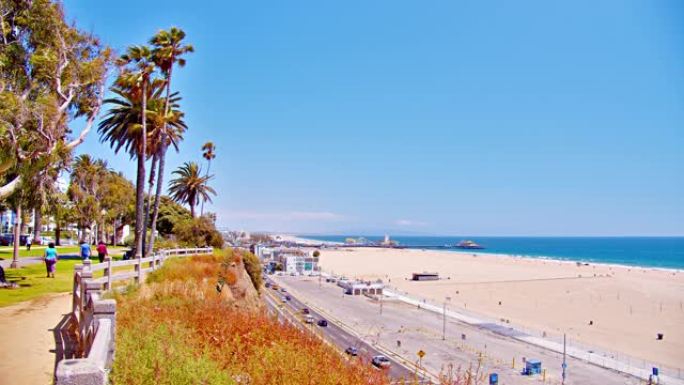 圣莫尼卡海滩。洛杉矶。加利福尼亚