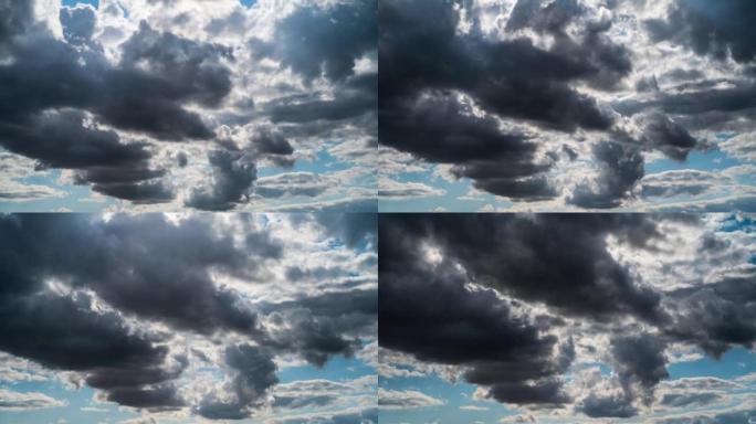 云的延时拍摄风起云涌视频素材风雨变幻