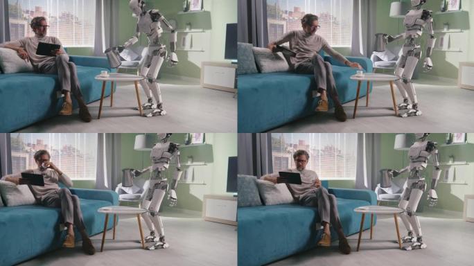 机器人为主人准备咖啡