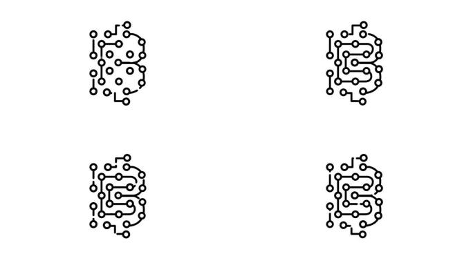 Alpha通道上的代码行图标