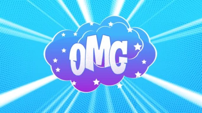 OMG word动画，用于在社交网络中进行博客，流媒体和关注，并在互联网媒体中进行vlog。带有移动