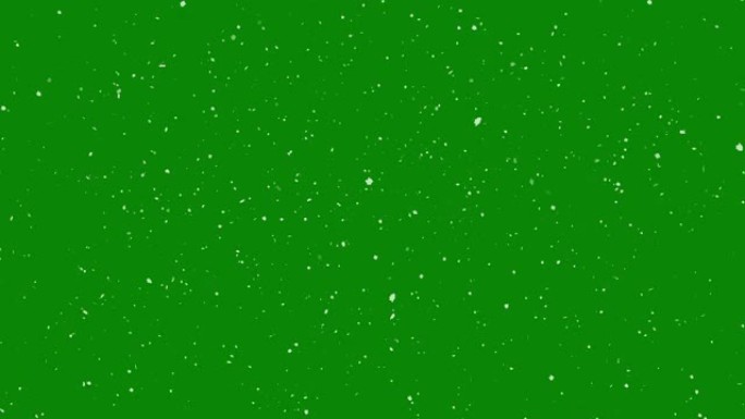 雪 (可循环)鹅毛大雪绿色通道