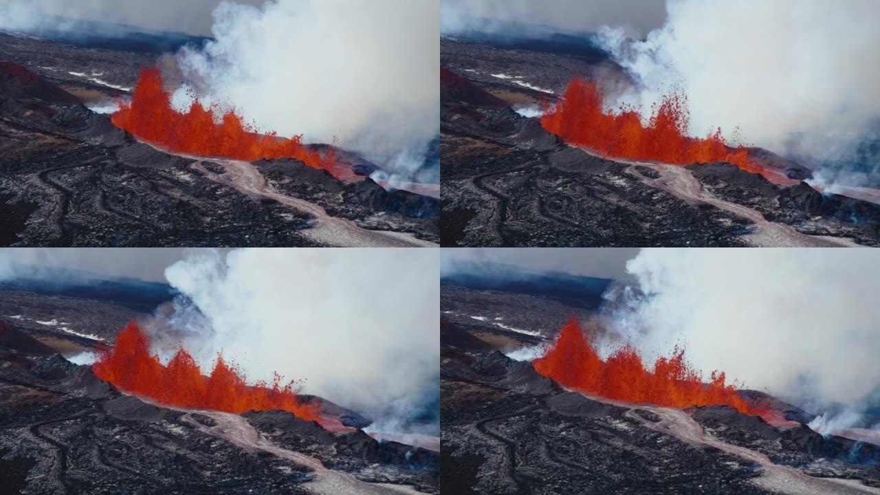 夏威夷莫纳罗亚火山爆发2022年