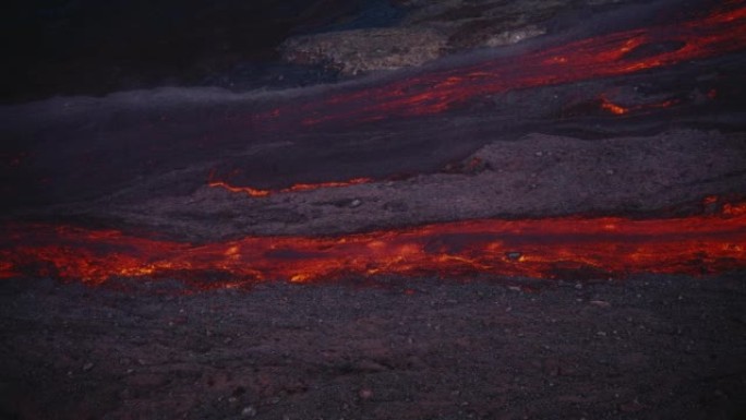 熔岩河夏威夷莫纳罗亚火山2022年
